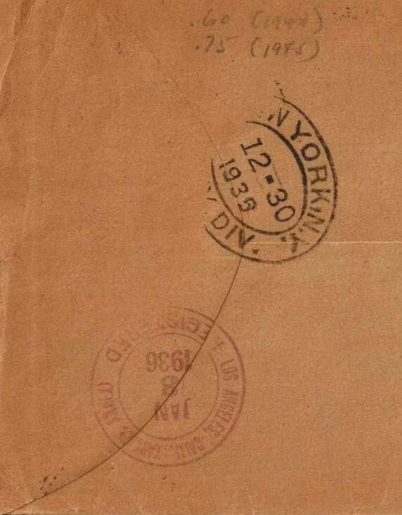 Ямайка 1935 OHMS зарегистрированный чехол с SG 116b Серебряный юбилей 6d - Изображение 4 из 4