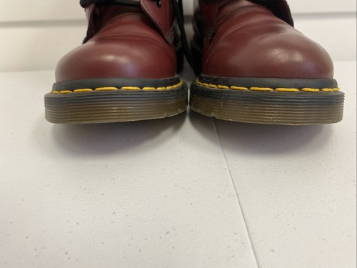Dr. Martens Luana AW004 Maroon Leather Lace Up Combat Boots Women US 9 - Picture 10 of 10