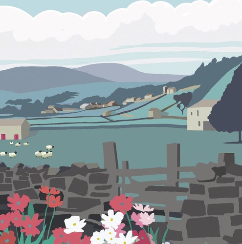 YORKSHIRE DALES DIGITAL PRINT - Picture 3 of 3