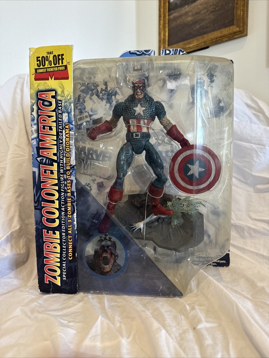 Marvel Select Zombie Colonel Captain America Action Figure