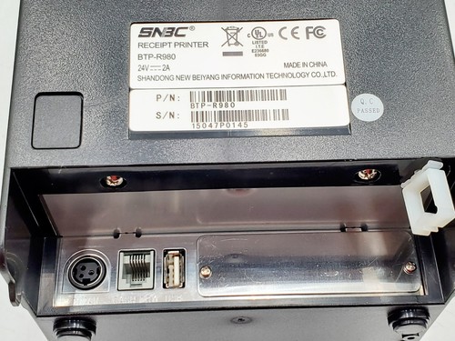 SNBC Printer BTP-R980 Black Thermal Receipt Printer - Picture 2 of 4