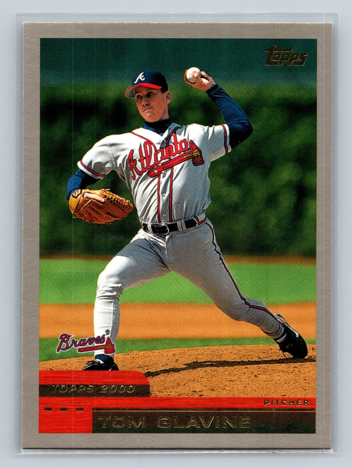 Tom Glavine trading card