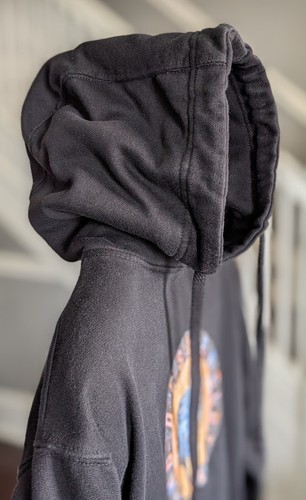 Desifer schwarz griechisch Göttin Logo Hoodie hera hestia Gott blau orange Medium Med M - Bild 3 von 3