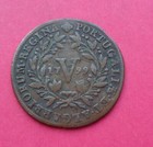 1799 PORTUGAL MARIA 5V REIS COIN/ CHIPPED PLANCHET/HIGH GRADE