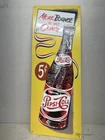Vintage Pepsi-Cola Soda Tin Advertising Sign More Bounce To The Ounce
