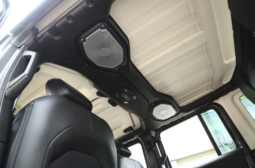 Silver ABS Top Roof Speaker Net Cover For Jeep Wrangler JL JT Gladiator 2018-21 - Picture 2 of 9