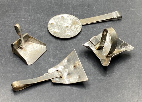 SET (20) Miniature Primitive Dollhouse Wood Clay Metal Dishes Housewares - Picture 6 of 10