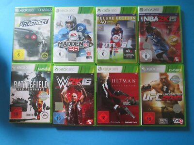 9 x XBOX 360 Spiele zum Aussuchen (mit OVP) (gebraucht)