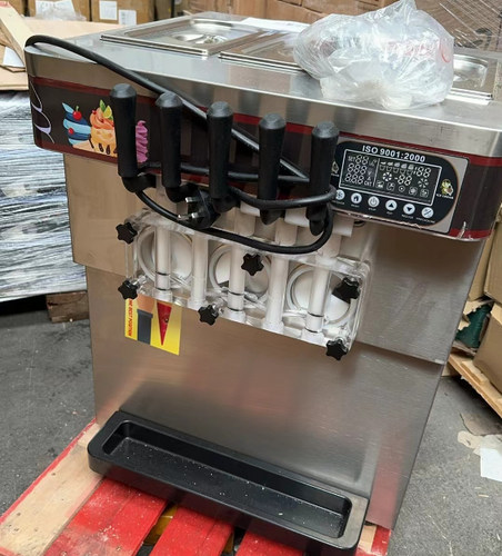 Kolice Commercial 5 flavors soft ice cream maker upper tanks refreigerated - Picture 4 of 11