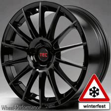 19 Zoll T7 Alufelgen 8,5x19 5x105 ET38 in schwarz glänzend für Chevrolet Opel