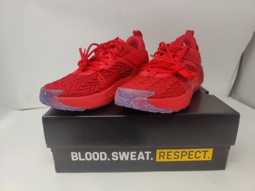 Under Armour Project Rock 6 Holiday UA Rojo Hombres 7 Zapatos de Entrenamiento Cruzado 3026664600 - Imagen 3 de 5