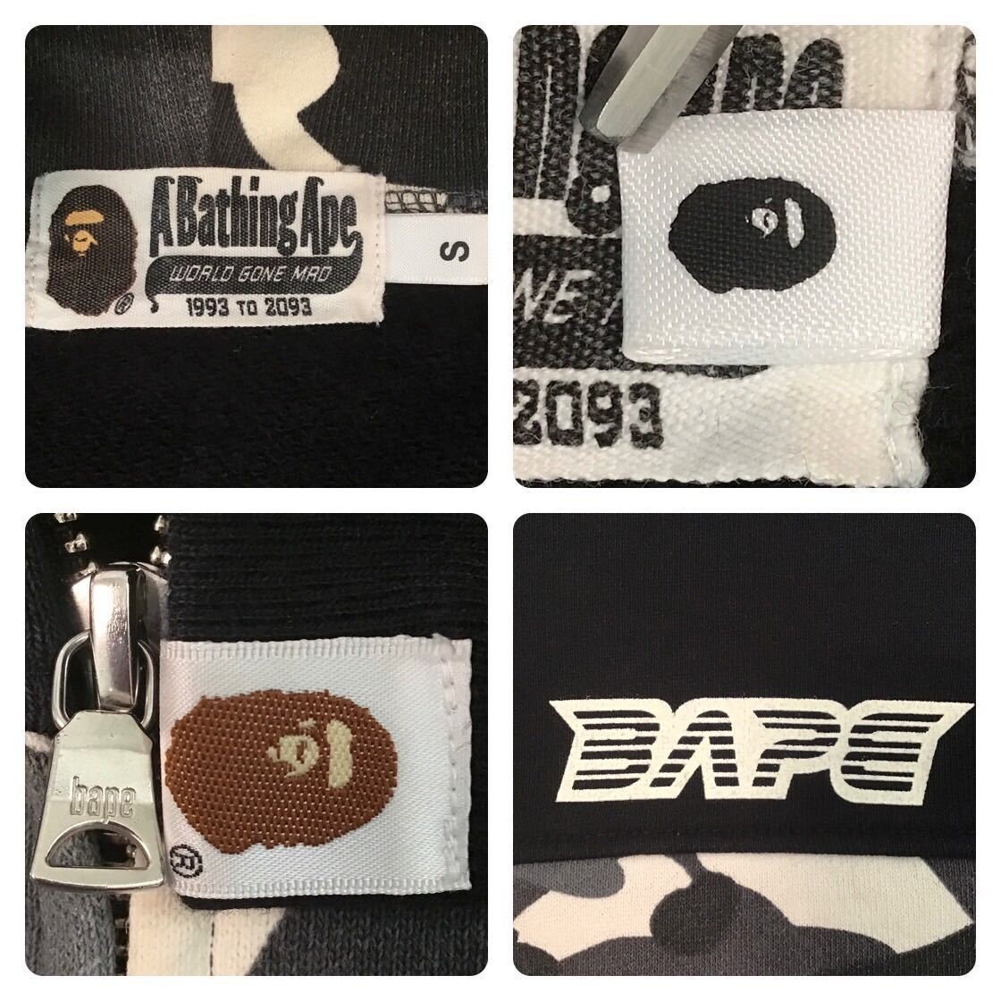 BAPE Glow in the Dark city camo full zip hoodie Black A