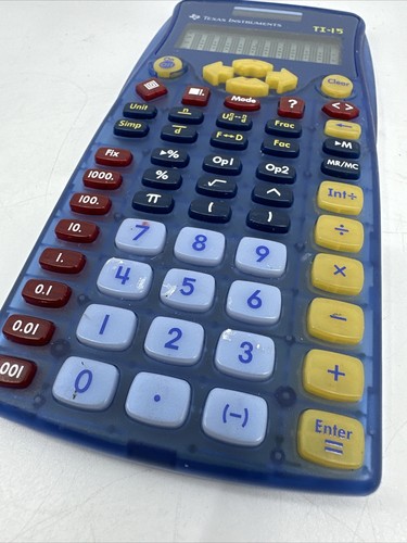 Texas Instruments TI-15 Scientific Calculator Q446 - Picture 2 of 4