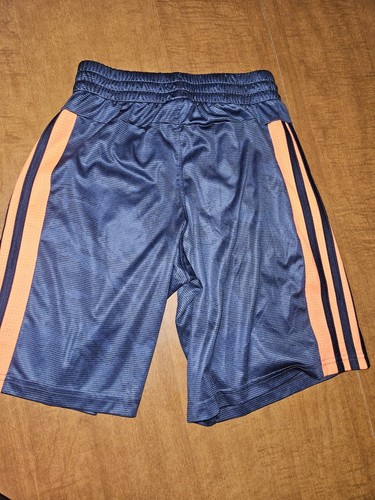 Adidas Shorts Youth Small Black Orange/Red Lightweight Gym Basketball Kids Boys - Picture 14 of 16
