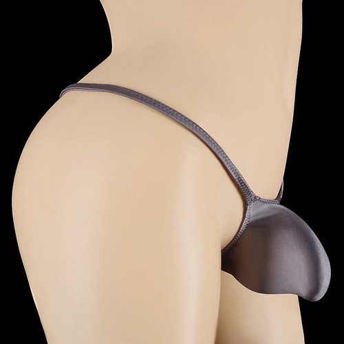 Men Sexy Oil Glossy Underwear Thongs Panties Low Waist G-Strings Briefs Lingerie - Picture 10 of 25