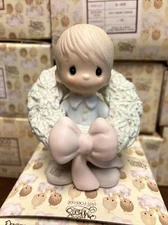 Precious Moments Fish Mark E-0506 Surrounded With Joy