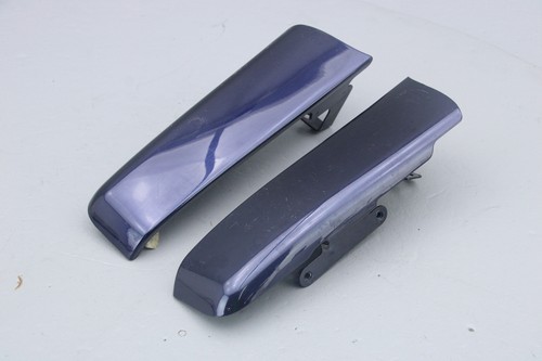 2018 Harley Electra Glide CVO Fender Saddlebag Gap Filler Trim Set ODYSSEY BLUE - Picture 7 of 12