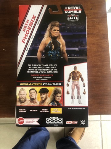 WW Royal Rumble Beth Phoenix Elite Actionfigur Mattel Build-A-Figure - Bild 2 von 2