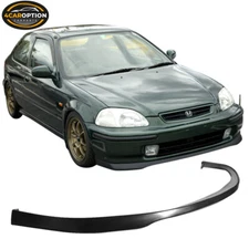 Fits 99-00 Honda Civic EK SIR Si R Front Bumper Lip Spoiler Splitter PU