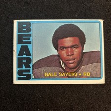 1972 TOPPS   # 110 GALE SAYERS  VG+  C 5956