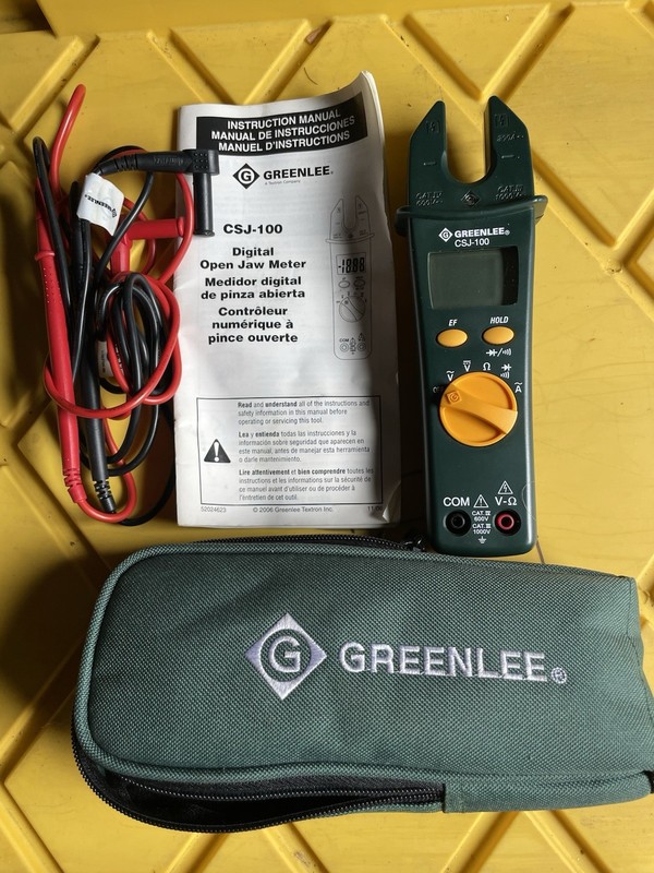 Greenlee CSJ-100 Open Jaw Clamp Meter