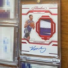 2022-23 Panini Flawless Keegan Murray RPA  /15  Red