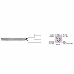LAMBDA OXYGEN O2 SENSOR LEFT DELPHI ES20172-12B1 A NEW OE REPLACEMENT - Picture 2 of 5