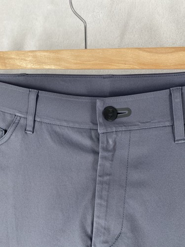 Public Rec Hose Herren 34x36 grau Straight Dealmaker Chino 5 Pocket TOP - Bild 6 von 17