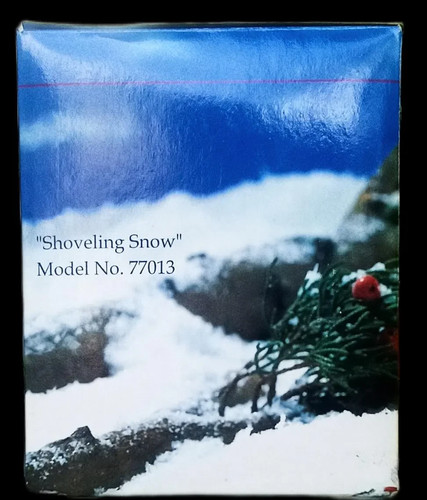 Vintage Lemax 1997 Memory Makers Collection Hand Crafted “Shoveling Snow” #77013 - Picture 3 of 9