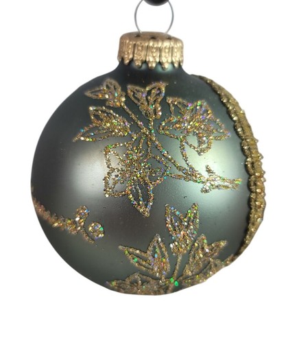 M.I. Hummel Weihnachtskrebs Ornament Regenschirm Junge Glas Glitzer NEU 1998 Vintage - Bild 5 von 11