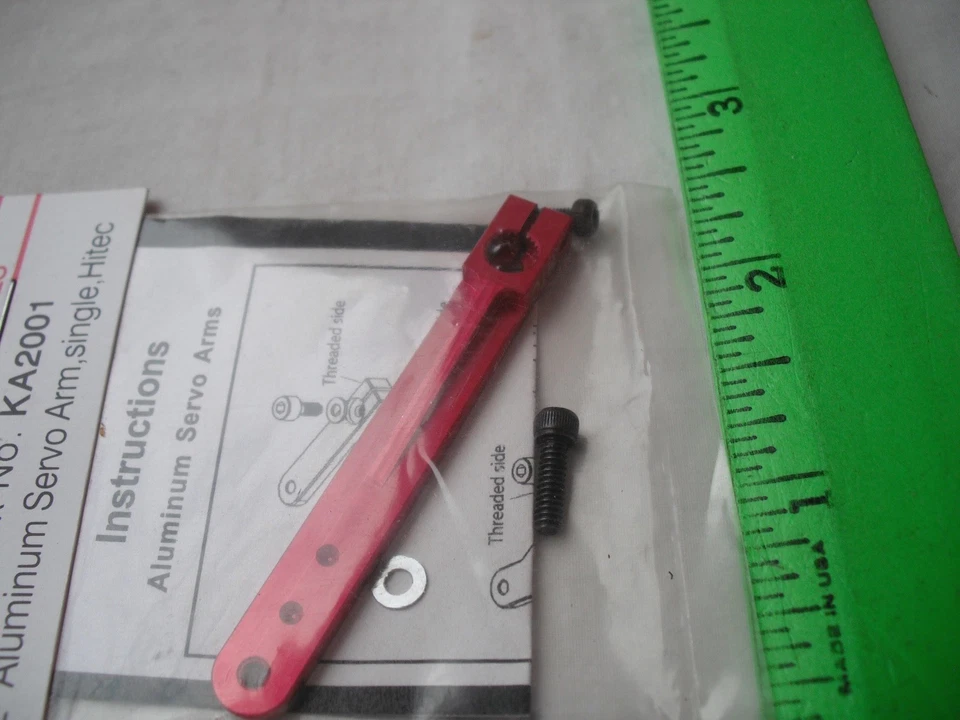 Maxx Products Mpi KA2001, 2" Aluminum Servo Arm, Single, Hitec, RC R/C Plane Car - Image 4 of 4