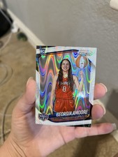Panini 2025 Prizm WNBA Georgia Amoore white seismic Washington Mystics Rookie