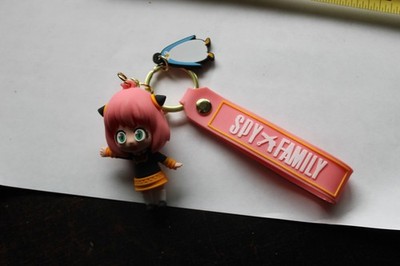 SPY×FAMILY Anya Yor 3D Silicone Keychain Key Chain Ring Pendant