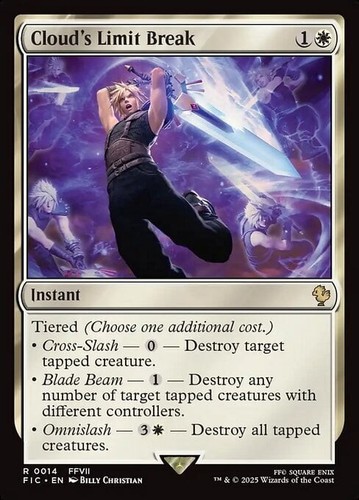Magic The Gathering MTG CLOUD'S LIMIT BREAK Final Fantasy NM Near Mint