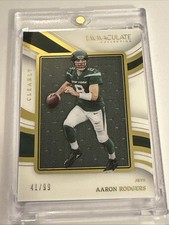 2023 Panini Immaculate Collection Clearly Aaron Rodgers 41/99