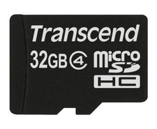3x Transcend SDHC CARD MICRO 32GB CLASS 4