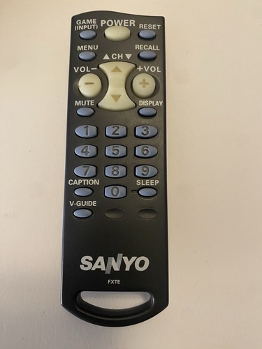 Sanyo 13" CRT Retro Gaming Color TV A/V Input With Remote Model DS13310 - Picture 8 of 9