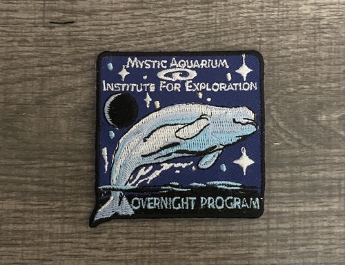 Vintage MYSTIC AQUARIUM, MYSTIC, CT Overnight Program Patch