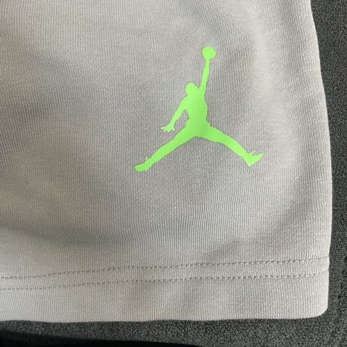 NIKE AIR JORDAN BOY’S 2 PC SET Blue Shirt with Grey Drawstring Shorts M 10/12 - Picture 4 of 4