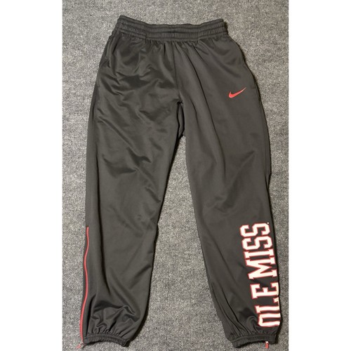 Nike Ole Miss Rebels NCAA Trainingshose grau mit Knöchelreißverschluss und Reißverschlusstaschen - Bild 1 von 10