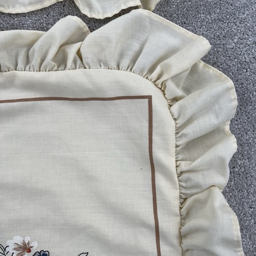 Fundas de almohada JC Penney Tastemaker de colección (2) volantes florales estándar hechas en EE. UU. años 70 - Imagen 3 de 9