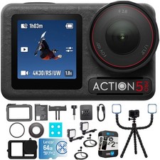 DJI Osmo Action 5 Pro Standard Combo w/ Vlogging Accessories Bundle