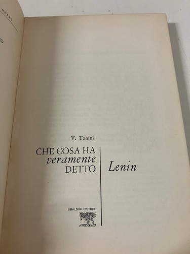 WAS LENIN V. Tonini Ed. wirklich gesagt hat Astrolabio Ubaldini 1967 - Bild 3 von 4
