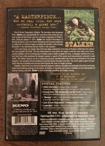 Stalker (1979) Andrei Tarkovsky Special Two-Disc DVD Sci-fi KINO Mosfilm 2006 VG - Imagen 2 de 7