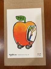 Richard Scarry Ana Inciardi Vending Machine Print Apple Car Lowly Worm
