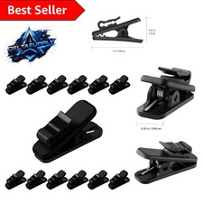 12-Pack Earbud Clips - 1 Inch Durable Cord Management for Tangle-Free Experience
