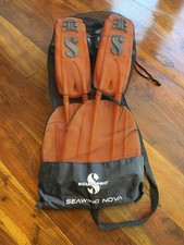 Scubapro - Seawing Nova Gorilla Fins - Medium - Orange - Scuba Diving Open Heel