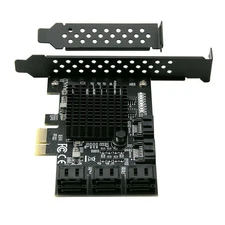 Wholesale Expansion Card Controller Adapter PCI-E to 8-Ports SATA 3.0 6G For HDD