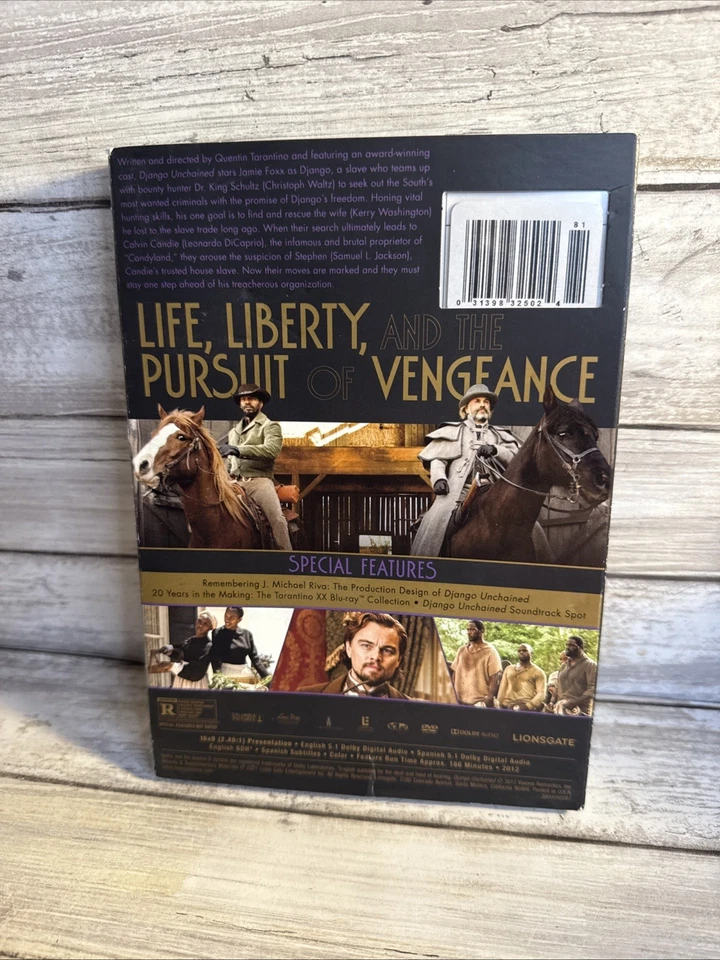 Django Unchained DVD New Sealed Special Edition Slipcover Pursuit Of Vengeance - Image 4 of 4