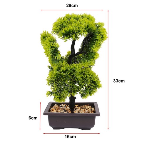 Convenient Artificial Bonsai Potted Plastic Accessories Decoration Fake - Picture 9 of 12